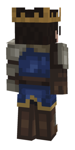 Black skin: body, back render