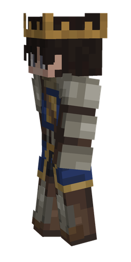 Black skin: body, left side render