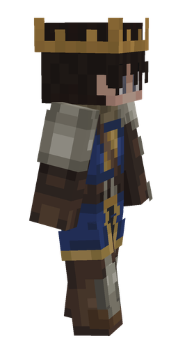 Black skin: body, right side render