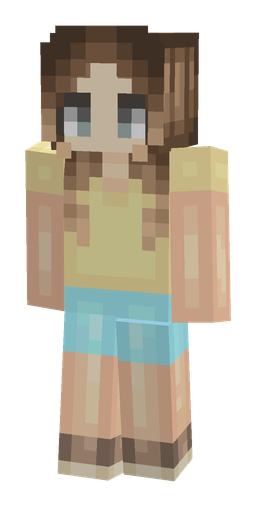 Brown skin: body, front render