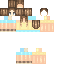 Brown skin: raw texture render