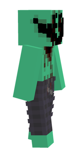 Black skin: body, right side render