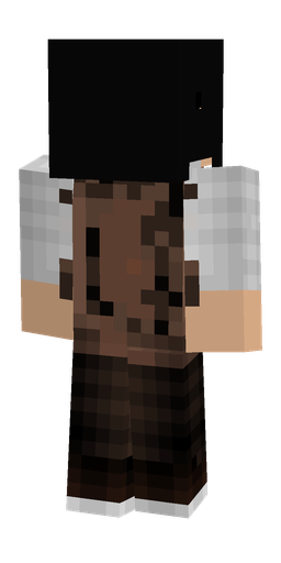 Black skin: body, back render