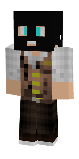 Black skin: body, front render