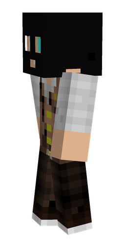 Black skin: body, left side render