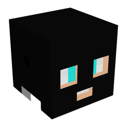 Black skin: head render