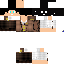 Black skin: raw texture render