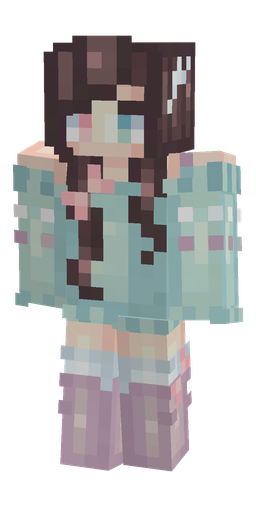 Blue skin: body, front render