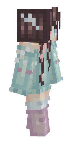 Blue skin: body, right side render