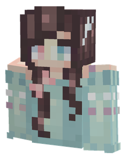 Blue skin: bust render