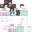 Blue skin: raw texture render