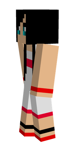 Black skin: body, left side render