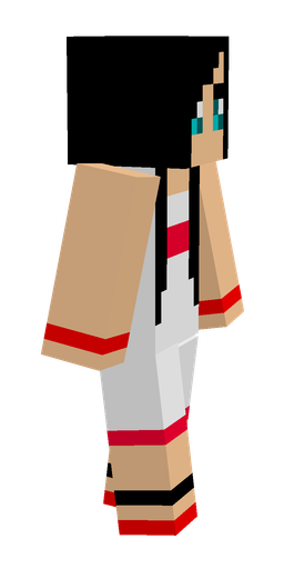 Black skin: body, right side render