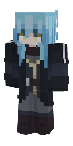 Blue skin: body, front render