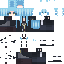 Blue skin: raw texture render
