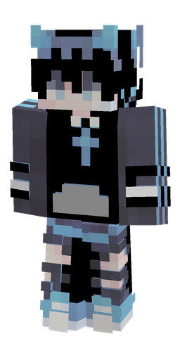 Black skin: body, front render