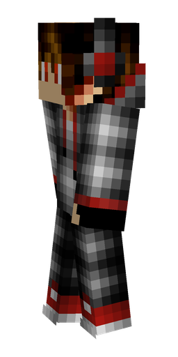 Black skin: body, left side render