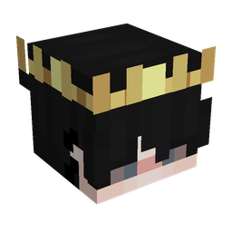 Black skin: head render