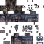 Black skin: raw texture render