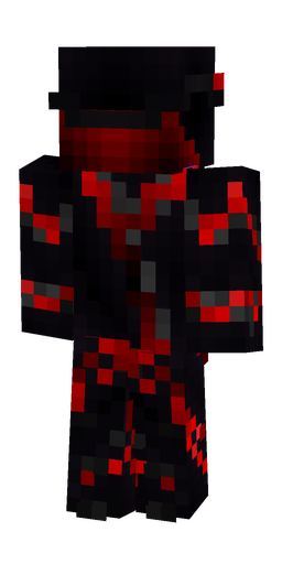 Black skin: body, back render