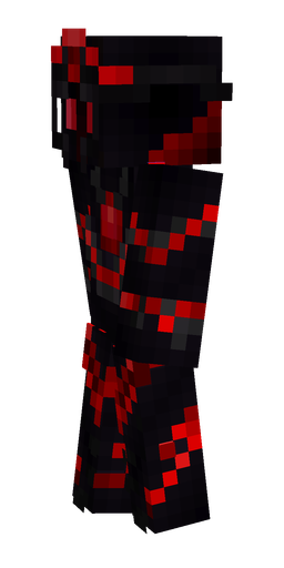 Black skin: body, left side render