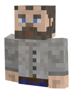 Blue skin: bust render