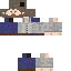 Blue skin: raw texture render