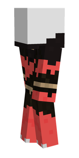 Black skin: body, left side render
