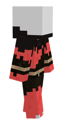 Black skin: body, right side render