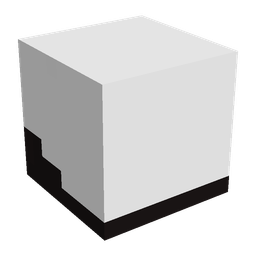 Black skin: head render