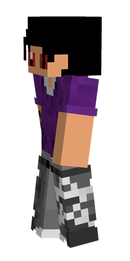 Black skin: body, left side render