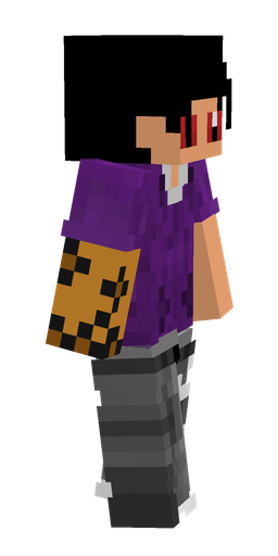 Black skin: body, right side render
