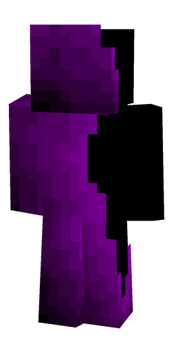 Black skin: body, back render