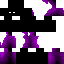 Black skin: raw texture render