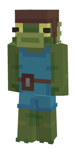 Blue skin: body, front render