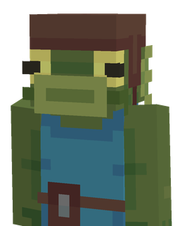 Blue skin: bust render