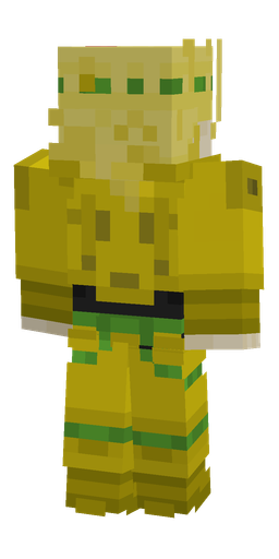 Black skin: body, back render