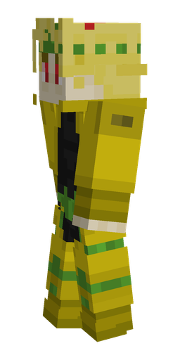 Black skin: body, left side render