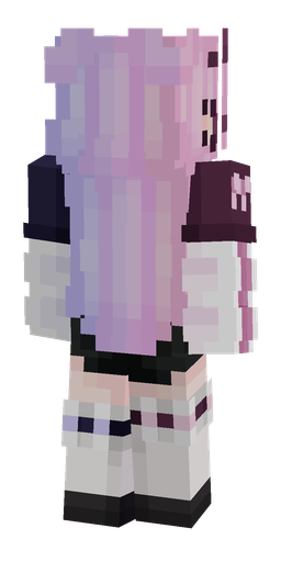 Blue skin: body, back render