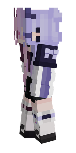 Blue skin: body, left side render