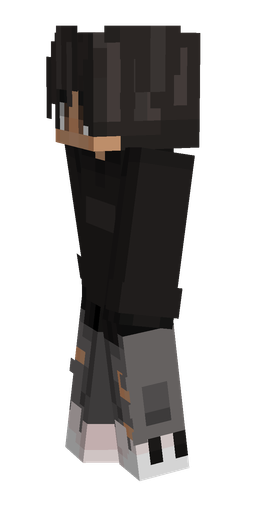 Black skin: body, left side render