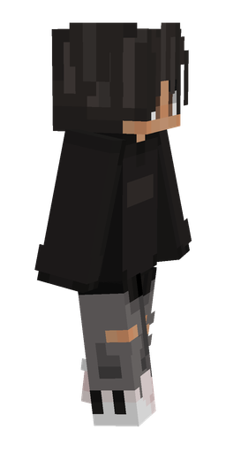 Black skin: body, right side render
