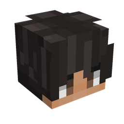 Black skin: head render