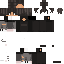 Black skin: raw texture render