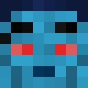 Blue skin: face render