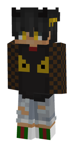 Black skin: body, front render