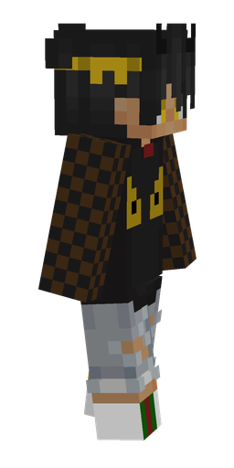 Black skin: body, right side render