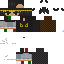 Black skin: raw texture render