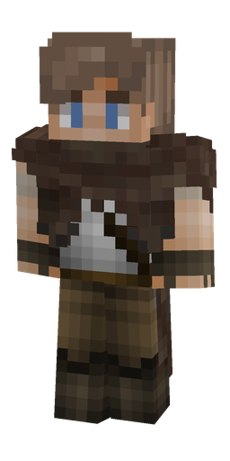 Brown skin: body, front render