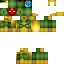 Classic skin: raw texture render